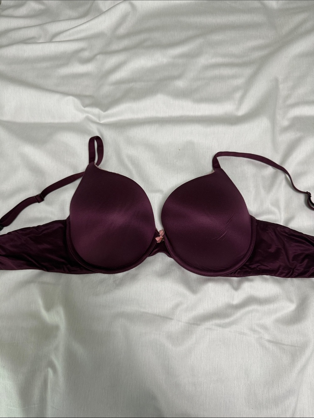 Everyday T-Shirt Bra in Deep Plum body by